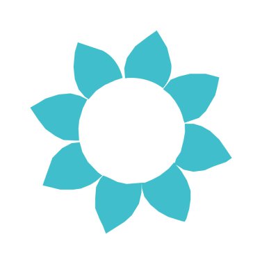 Soyut Çember Çiçek Vektörü ResmiComment