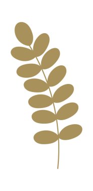 Yaprak Vektörü İllüstrasyonlu Çiçekli Brunch