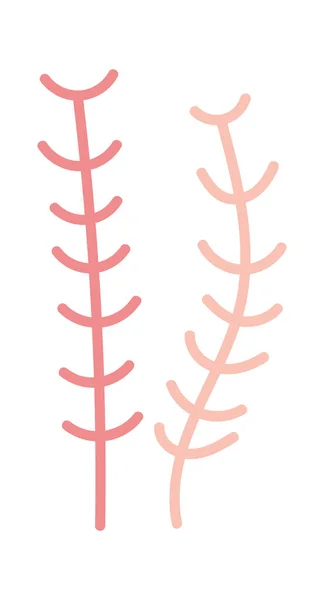Branches Seaweed Vector Illustration — Stock Vector