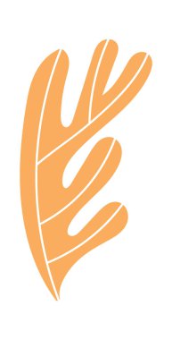 Yaprak Yosun Vektör İllüstrasyonu