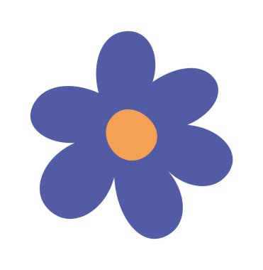 Çiçek baş simgesi Vektör İllüstrasyonu