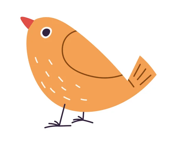 Sperling Vogel Symbol Vektor Illustration — Stockvektor