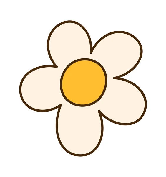 Blume Kopf Symbol Vektor Illustration — Stockvektor