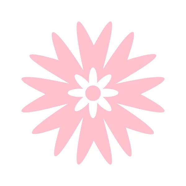 Кругла Квіткова Фігура Векторні Ілюстрації — стоковий вектор