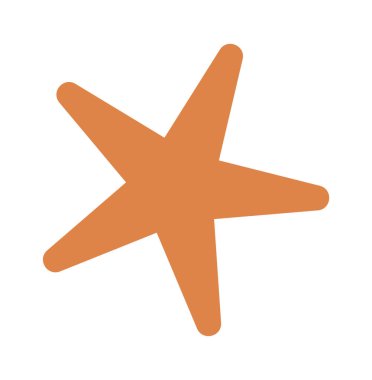 yıldız şekli ikon vektör çizimi