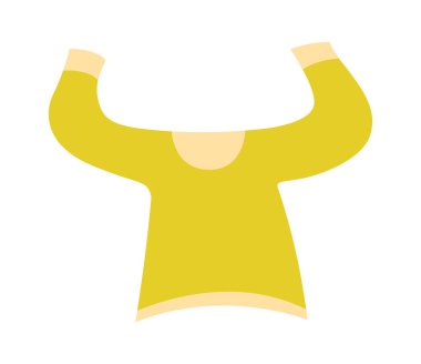 Süveter Kıyafetleri Çizim Vektörü İllüstrasyonu