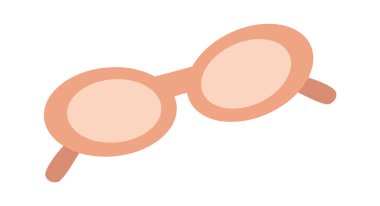 El Çizimi Güneş Gözlüğü Vektör İllüstrasyonu