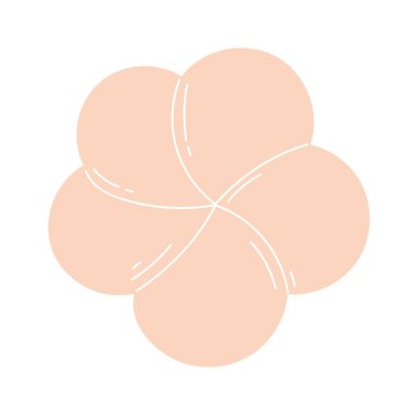 Deniz Kabuğu Yumuşakça Vektör İllüstrasyonu