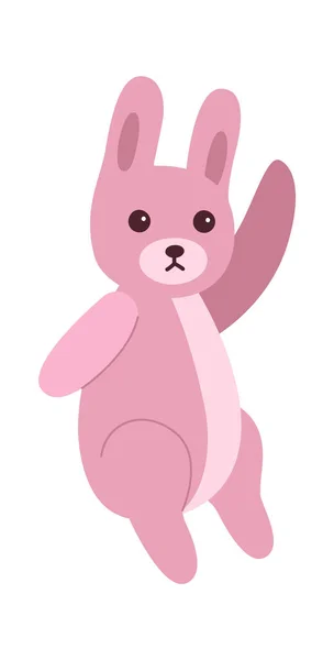 Плюшевий Кролик Іграшка Векторні Ілюстрації — стоковий вектор