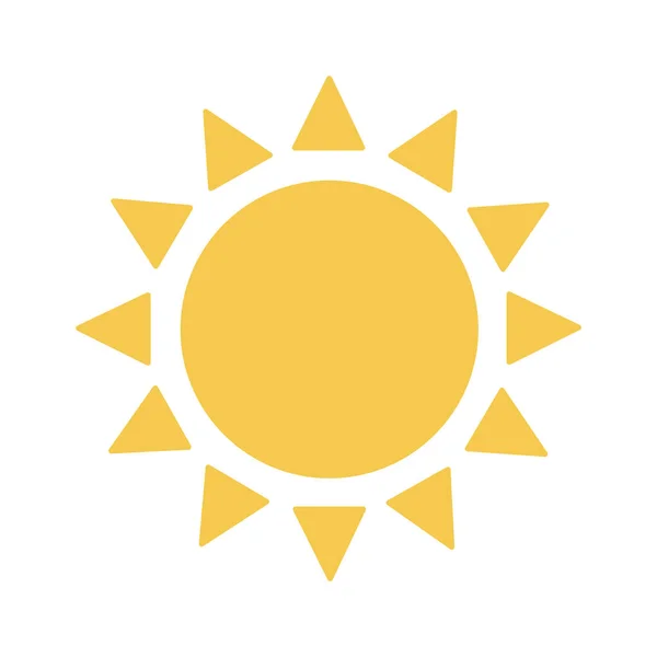 Obrázek Vektoru Ikona Hvězdy Slunce — Stockový vektor