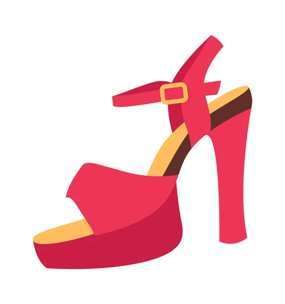 Illustration Vectorielle Chaussures Soirée Pour Femmes — Image vectorielle