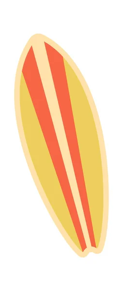 Tabla Surf Icono Vector Ilustración — Archivo Imágenes Vectoriales