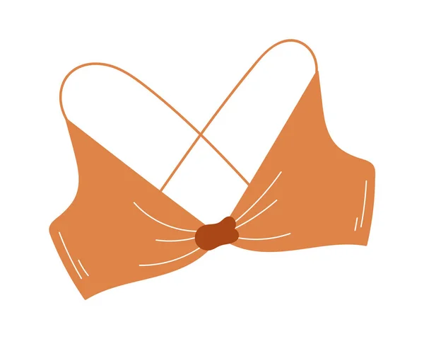 Women Swimsuit Bra Vector Illustration — Stock Vector