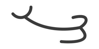 Çizgi film Karakteri Ağız Vektörü İllüstrasyonu