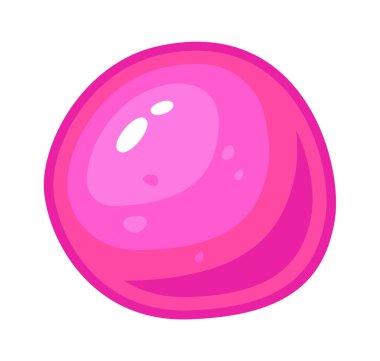 Yuvarlak Parlak Düğme Vektör İllüstrasyonu