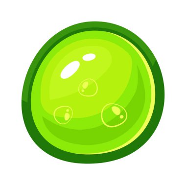 Yuvarlak Parlak Düğme Vektör İllüstrasyonu