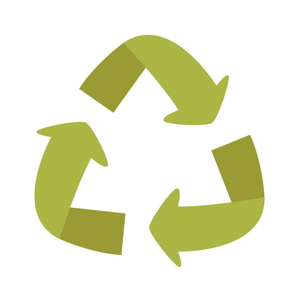 Eco Arrows Symbol Vector Illustration