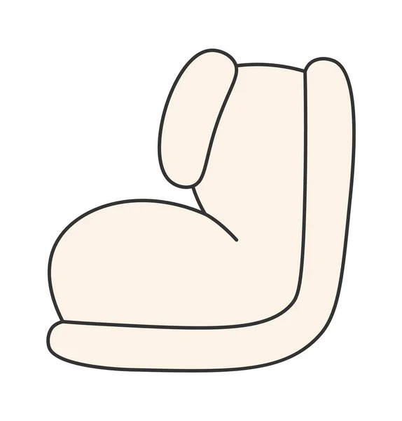 Desenhos Animados Personagem Leg Vector Ilustração — Vetor de Stock
