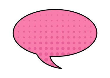 Konuşma Baloncuğu Çizgi Roman Vektörü İllüstrasyonu