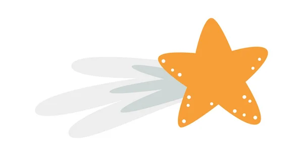 Icono Estrella Voladora Ilustración Vectorial — Vector de stock
