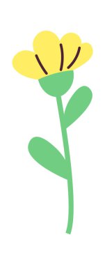 Kök Vektör Resimlerinde Çiçek