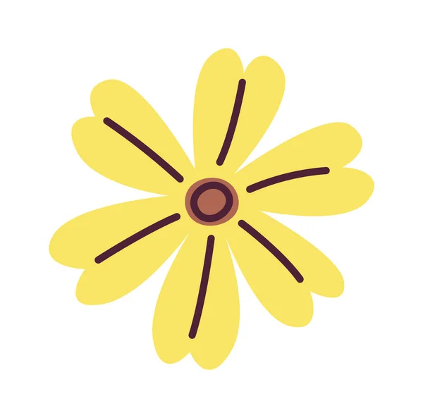 Ikona Głowy Kwiat Wektor Ilustracja — Wektor stockowy