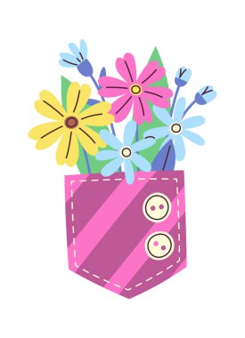 Cep Vektörü Resimlerinde Çiçekler