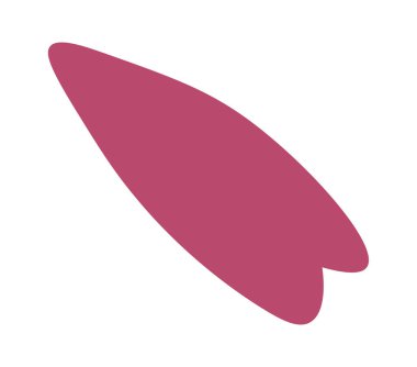 Çiçek Yaprak Simgesi Vektör İllüstrasyonu