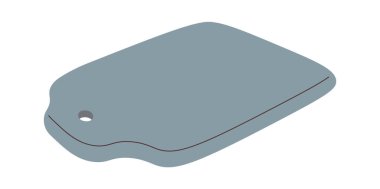 Tahta simgesi vektör illüstrasyonu kesiliyor