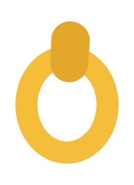 Altın Yüzük Mücevher Vektörü İllüstrasyonu