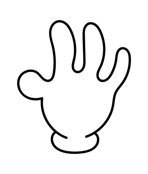 Εικονογράφηση Φορέα Χαρακτήρα Κινουμένων Σχεδίων Χέρι — Διανυσματικό Αρχείο