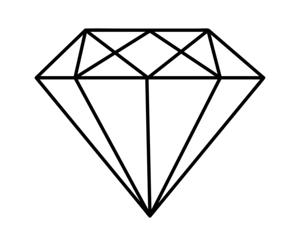 Diamond Gem Επένδυση Διανυσματική Απεικόνιση — Διανυσματικό Αρχείο