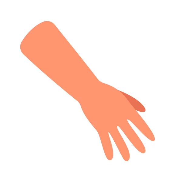 人間の手のアイコンベクトル図 — ストックベクタ