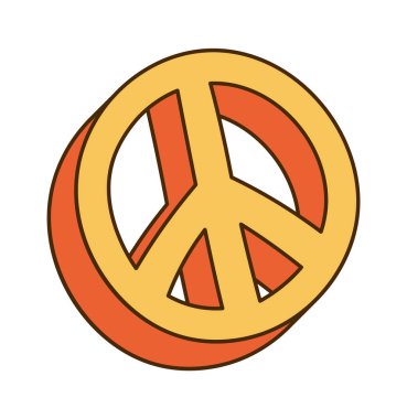 Barış sembolü illüstrasyonu