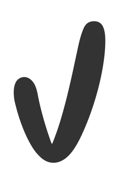 Cartoon Root Sign Vector Ilustração —  Vetores de Stock
