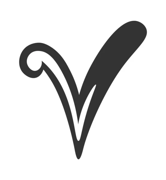 Cartoon Root Sign Vector Ilustração — Vetor de Stock
