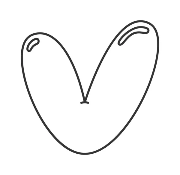 Cartoon Root Sign Vector Illustration — Stock Vector