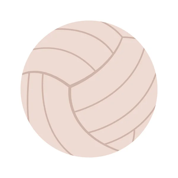 Bola Voleibol Icono Vector Ilustración — Vector de stock