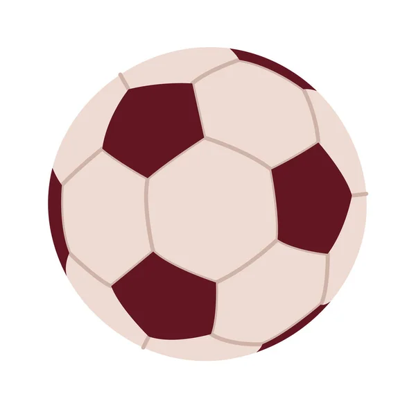 Futball Labda Ikon Vektor Illusztráció — Stock Vector