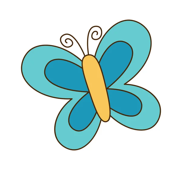 Vlinder Insect Illustratie Vector Illustratie — Stockvector