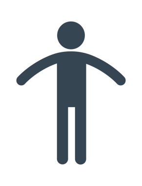 Çocuk Oğlu Simge Vektör İllüstrasyonu