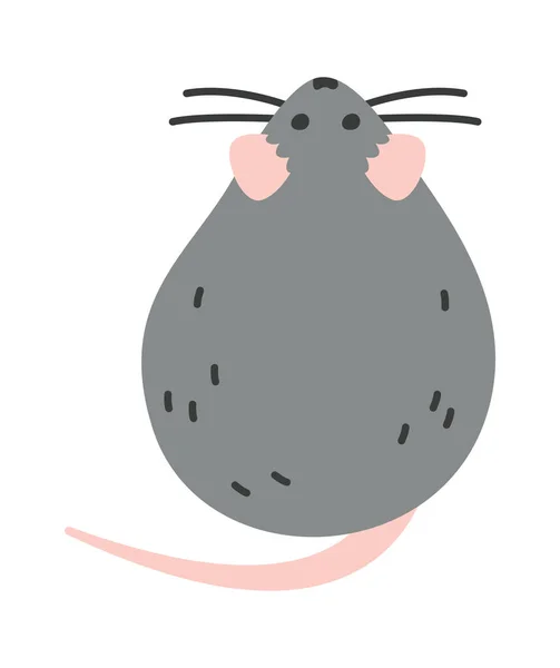 Mice Rodent Animal Vector Illustration — Stock Vector