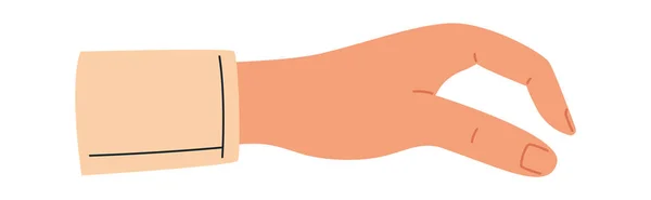 Menschliche Hand Körper Teil Vektor Illustration — Stockvektor
