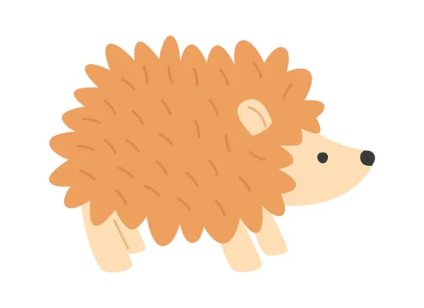 Hedgehog Animal Staying Vector Illustration — Stock Vector