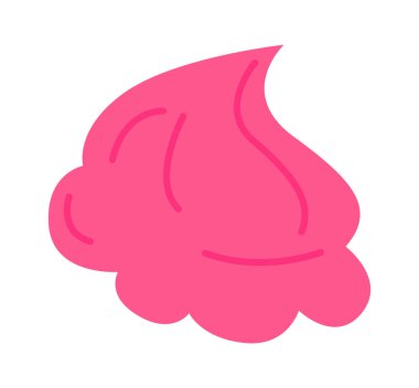 Tatlı Tatlı Tatlı Krema Vektörü İllüstrasyonu