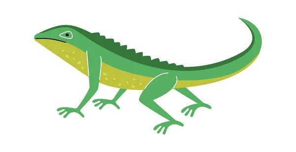 Eidechse Reptil Animal Vector Illustration — Stockvektor
