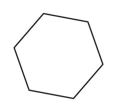 Çokgen Geometrik Element Vektörü İllüstrasyonu