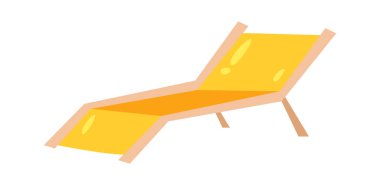 plaj sandalye vektör çizim