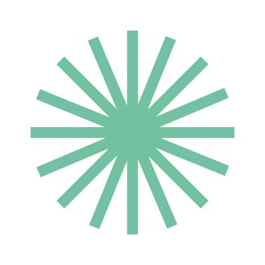 Lined Star Element Vektör İllüstrasyonu