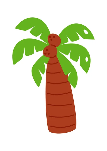 Uppblåsbar Palm Träd Vektor Illustration — Stock vektor